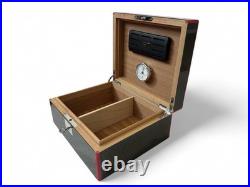 Ferrari Cigar Humidor Box In Carbon Fiber And Cedar Wood Official Accessory