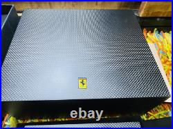 Ferrari F8 Spider Carbon Fiber Humidor Key Wood Presentation Owner Box Cigar