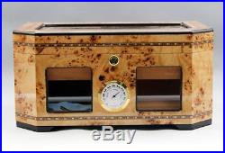Fine Spanish Cedar Wood Cigar Box Humidors With Humidifier hygrometer GLS967