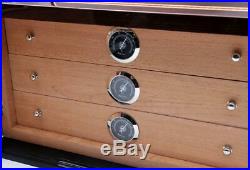 Fine Spanish Cedar Wood Cigar Box Humidors With Humidifier hygrometer GLS972