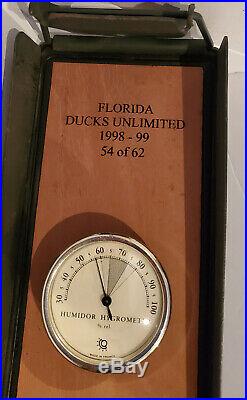 Florida Ducks Unlimited Ammo Can Ammunition Box Cigar Humidor ONLY 62 Made, RARE