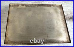 Franz Von Defregger Silver Letztes Aufgebot Cedar Lined Humidor Cigar Box
