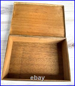 Franz Von Defregger Silver Letztes Aufgebot Cedar Lined Humidor Cigar Box