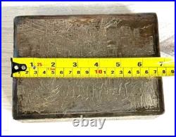 Franz Von Defregger Silver Letztes Aufgebot Cedar Lined Humidor Cigar Box