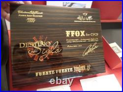 Fuente Fuente FFOX6 Limited Edition 2015 Rare Destino al Siglo cigar box W COA