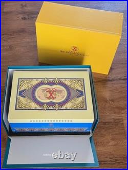 Fuente Opus X Society Cigar Humidor, Global Collection, Blue & Creme, New In Box