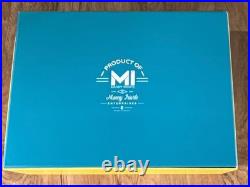 Fuente Opus X Society Cigar Humidor, Global Collection, Blue & Creme, New In Box