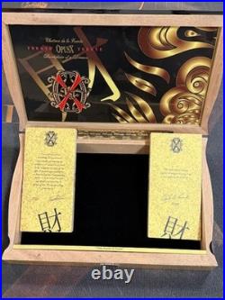 Fuente Opus X Templo de Oro 8 AND Fuente Opus X Forbidden X El Beso Cigar Boxes