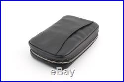 GALINER Genuine Leather Cigar Case Travel Humidor Bag Hold 5 Cigars With Gift Box