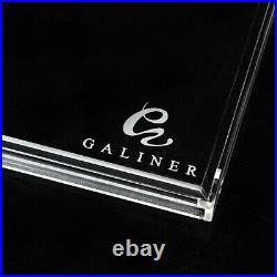 Galiner Clear Acrylic Humidor Cigar Humidor Holds 20-35 Cigars Airtight Box