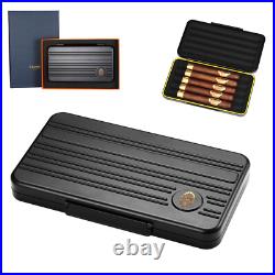 Galiner Metal Humidor 5 Slot Cigar Tubes Case Holders Outdoor Portable Gift Box Galiner Metal Humidor 5 Slot Cigar Tubes Case Holders Outdoor Portable Gift Box
