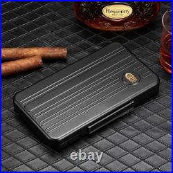 Galiner Metal Humidor 5 Slot Cigar Tubes Case Holders Outdoor Portable Gift Box Galiner Metal Humidor 5 Slot Cigar Tubes Case Holders Outdoor Portable Gift Box