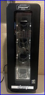 General Swedish Snus Countertop Cooler Lighted Display TESTED Open Box