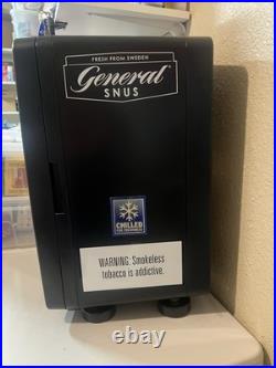 General Swedish Snus Countertop Cooler Lighted Display TESTED Open Box