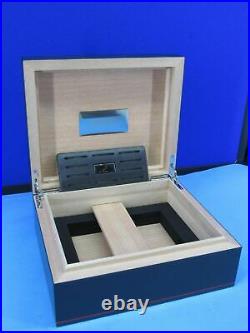 Genuine Ferrari 488 Spider Carbon Fiber Cigar Humidor Key Box Made in Italy