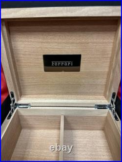 Genuine Ferrari 812 Carbon Fiber Cigar Humidor Key Box Gift Set withModel Car
