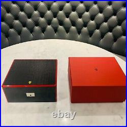 Genuine Ferrari Cigar Box Humidor In Carbon Fibre Limited Edition Sold Out