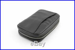 Genuine Leather Travel Cigar Case Humidor Bag Hold 5 Cigars With Gift Box