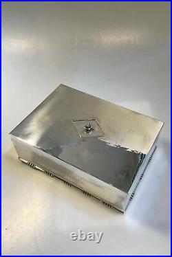 Georg Jensen Sterling Silver Cigar Box/Humidor No 329A