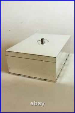 Georg Jensen Sterling Silver Cigar Box / Humidor No 329B
