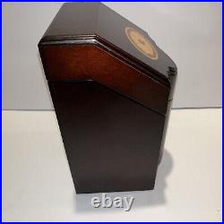 Georgian Style Knife Box by Selamat Designs Wooden leaf motif or Vintage Humidor