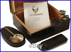 Germanus Humidor from Cigar with the Box & the Ashtray and Cutter Cigar