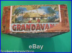 Grandavana Vintage Antik Leere Handgefertigt Holz Humidor Trimmed Zigarre Box