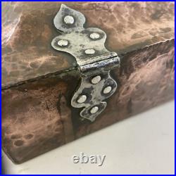 Great Antique Bailey Banks & Biddle Arts & Crafts Heavy Copper Silver Cigar Box