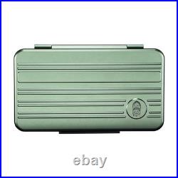 Green Travel 5 Cigar Case Airtight Crash Proof Cigarette Humidor Metal Portable Green Travel 5 Cigar Case Airtight Crash Proof Cigarette Humidor Metal Portable