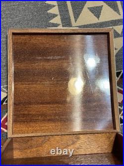 Gucci Vintage Horsebit Silver Brass Plated Cigar Box 8x8 Italy