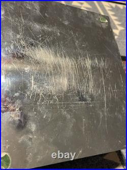 Gucci Vintage Silver/Brass Plated Cigar Box Snaffle Horsebit 8x8in 70s 80s