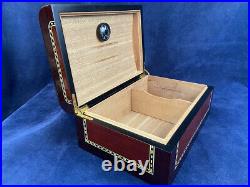 HENRY CLAY HUMIDOR Wooden CIGAR BOX Empty with Divider Dominican Republic