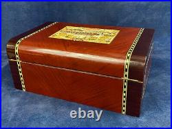 HENRY CLAY HUMIDOR Wooden CIGAR BOX Empty with Divider Dominican Republic