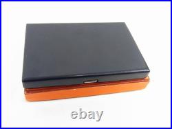 HERMES humidor Cigar Case black with box