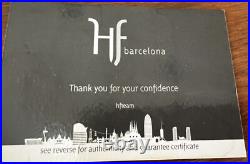 HF Barcelona Carbon Fiber Cigar Humidor Locking Box with Hygrometer