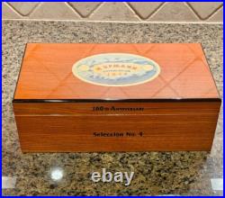 H. Upmann 160th Anniversary Seleccion No 4 Cigar Humidor Box 2004 Mint Condition