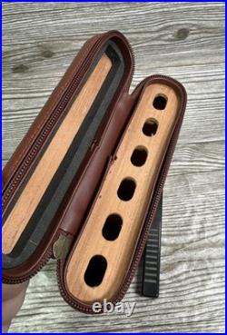 H. Upmann Leather Travel Humidor 6 Cigar Capacity Robusto 50 Ring Gauge 124mm