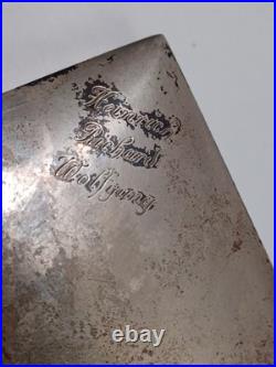 Hallmarked 830 Silver Cigar Humidor Box 3 1/4 x 4 3/4 x 1 120 Gm JB3F