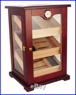 Hand Made 150+ CT Count Cigar Humidor Humidifier Wooden Case Box Hygrometer totr