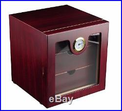 Hand Made 75 Count Cigar Humidor Box Cabinet Mahogany Humidifier Hygrometer Z