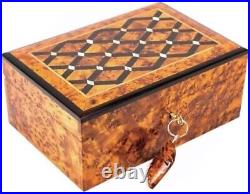 Handmade Moroccan Wooden Jewelry Box A Large and Beautiful Storage Solution