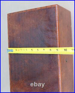 Hermes Cigar Humidor Lacquered Burl Wood Box Elie Bleu Birdseye Burl 16x9x6