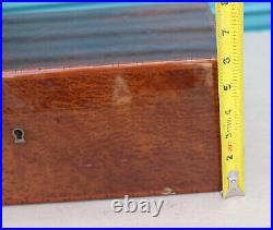 Hermes Cigar Humidor Lacquered Burl Wood Box Elie Bleu Birdseye Burl 16x9x6