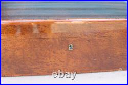 Hermes Cigar Humidor Lacquered Burl Wood Box Elie Bleu Birdseye Burl 16x9x6