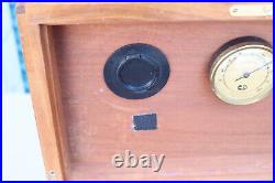 Hermes Cigar Humidor Lacquered Burl Wood Box Elie Bleu Birdseye Burl 16x9x6