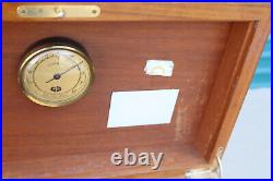 Hermes Cigar Humidor Lacquered Burl Wood Box Elie Bleu Birdseye Burl 16x9x6