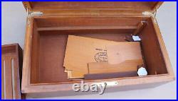 Hermes Cigar Humidor Lacquered Burl Wood Box Elie Bleu Birdseye Burl 16x9x6