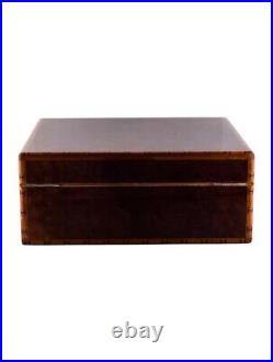Hermes Humidor H Logo Cigar Stunning Burlwood Storage Box Case Rrp £5685