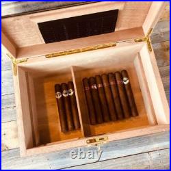 High-end and Elegant Cigar Humidor, Gift Storage Box for Enthusiasts High-end and Elegant Cigar Humidor, Gift Storage Box for Enthusiasts