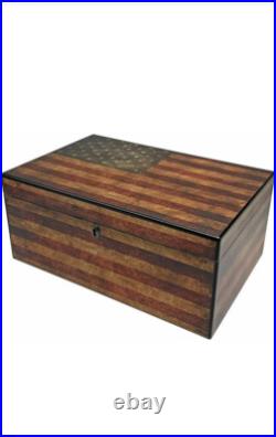 Humidor 1776 Old Glory 100 Cigar New